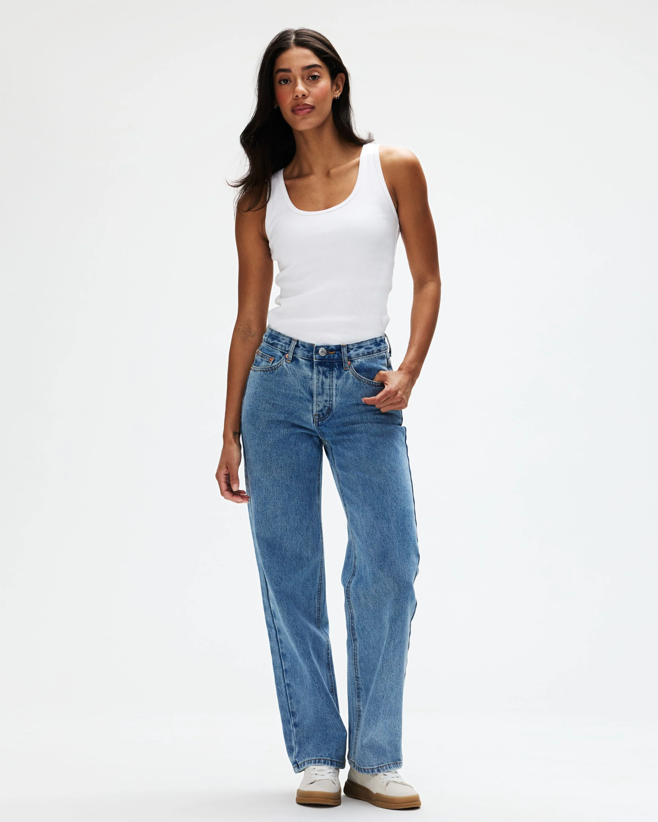 Classic Straight Jeans - Vintage Wash - Image 6