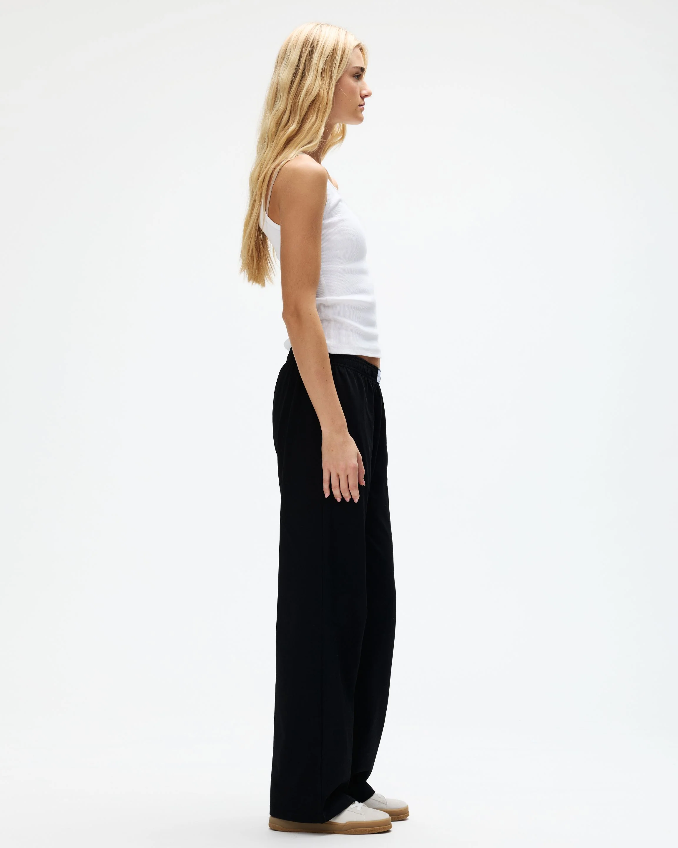 Cotton Boxer Pants - Black - Image 3
