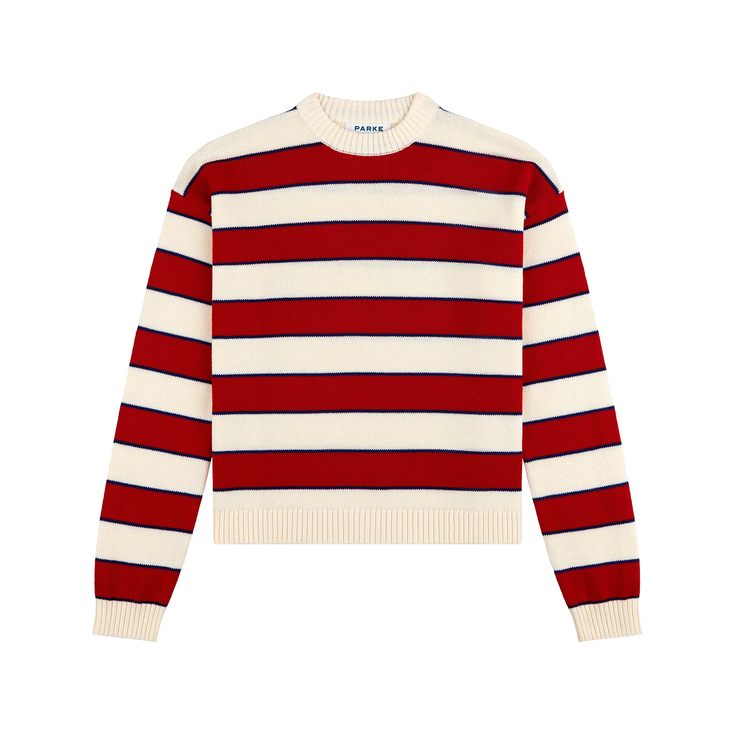 Cotton Sweater - Lighthouse Stripe