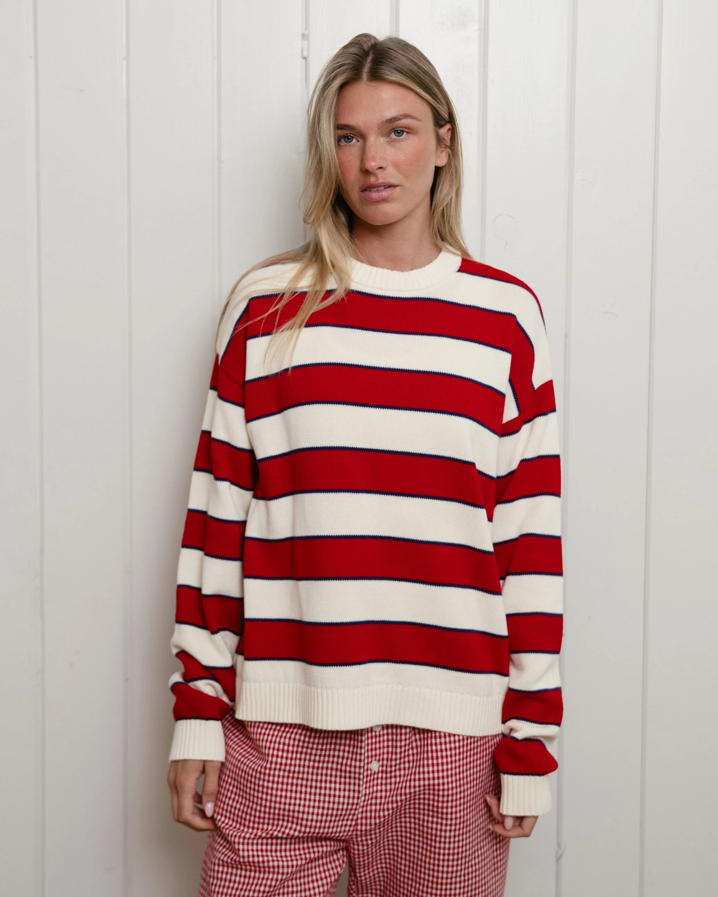 Cotton Sweater - Lighthouse Stripe - Image 2