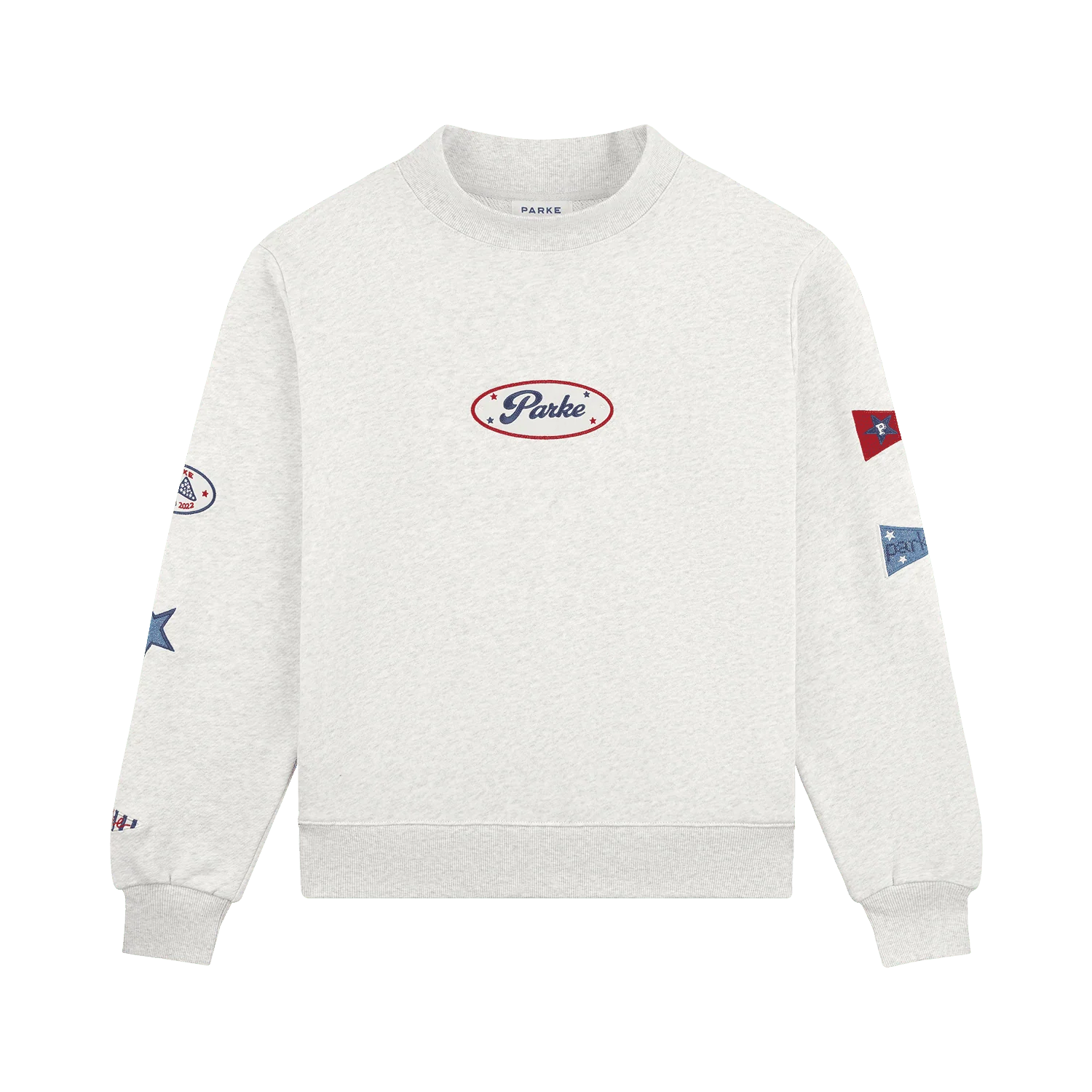 Flagship Mockneck - Heather Grey Patch