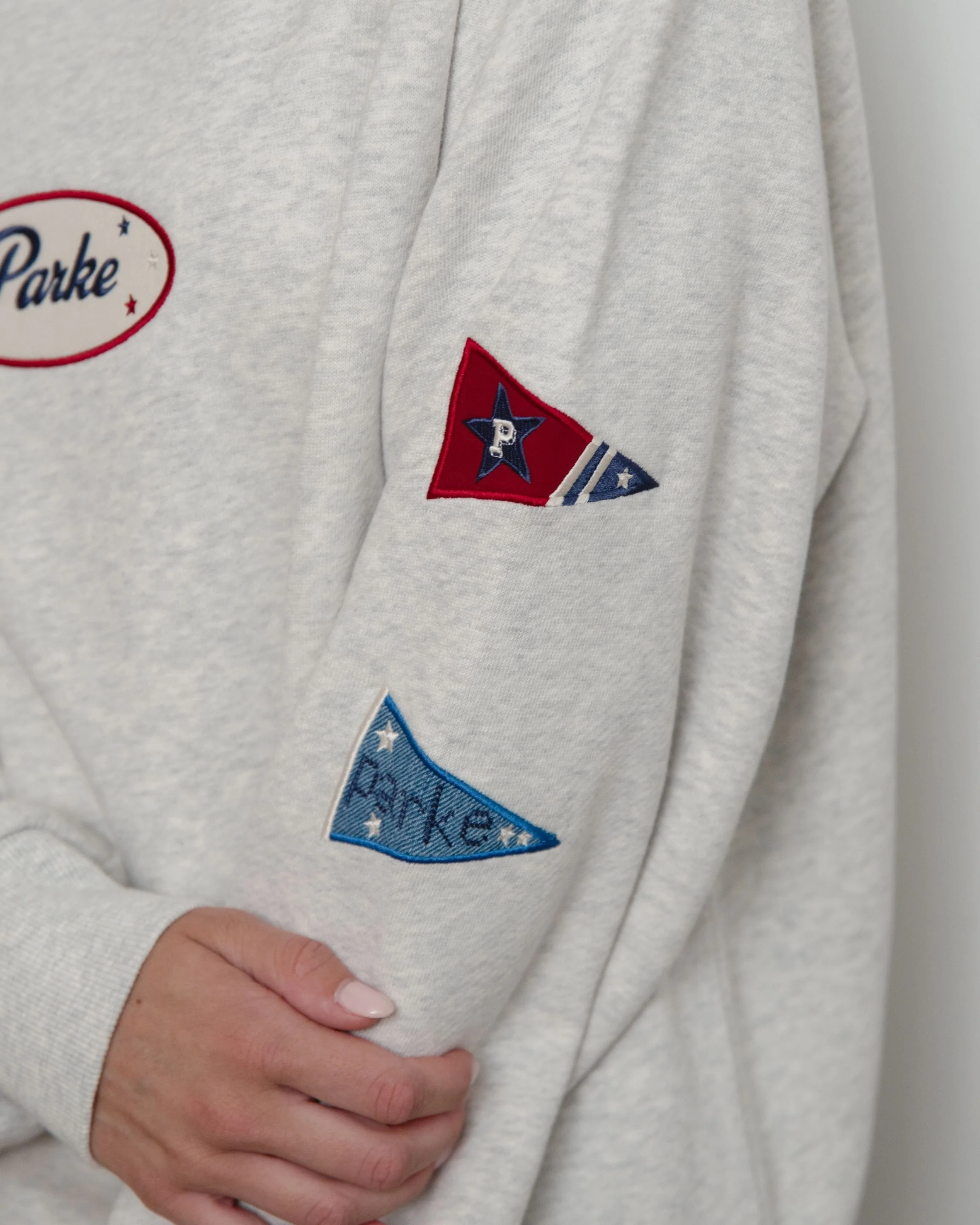 Flagship Mockneck - Heather Grey Patch - Image 6