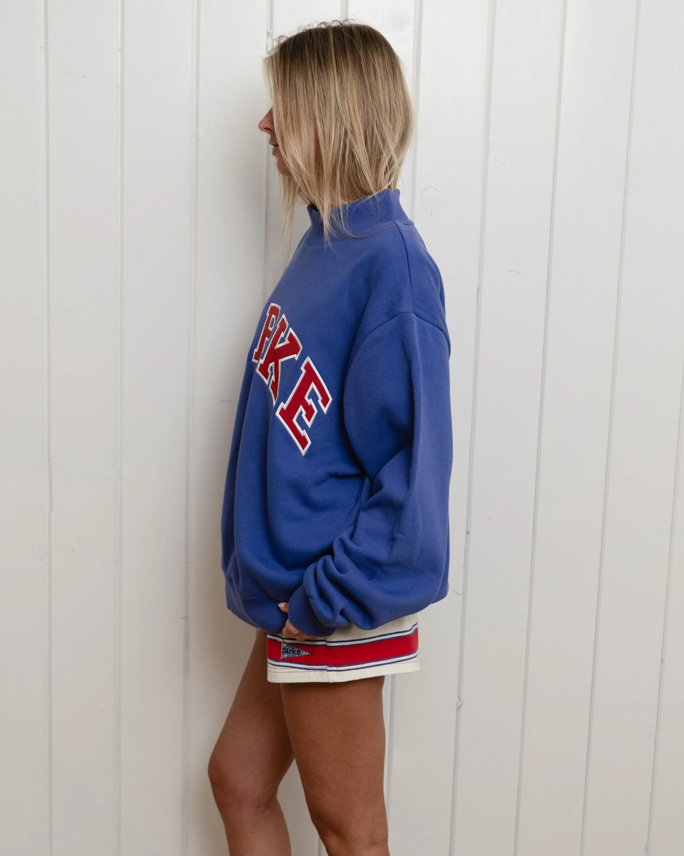 High Tide Varsity Mockneck - Drift + Sail - Image 3