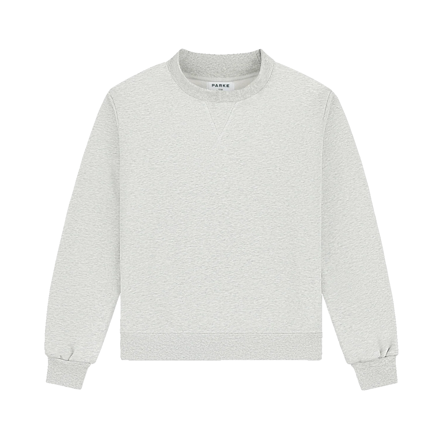 Classic Mockneck - Classic Grey + White