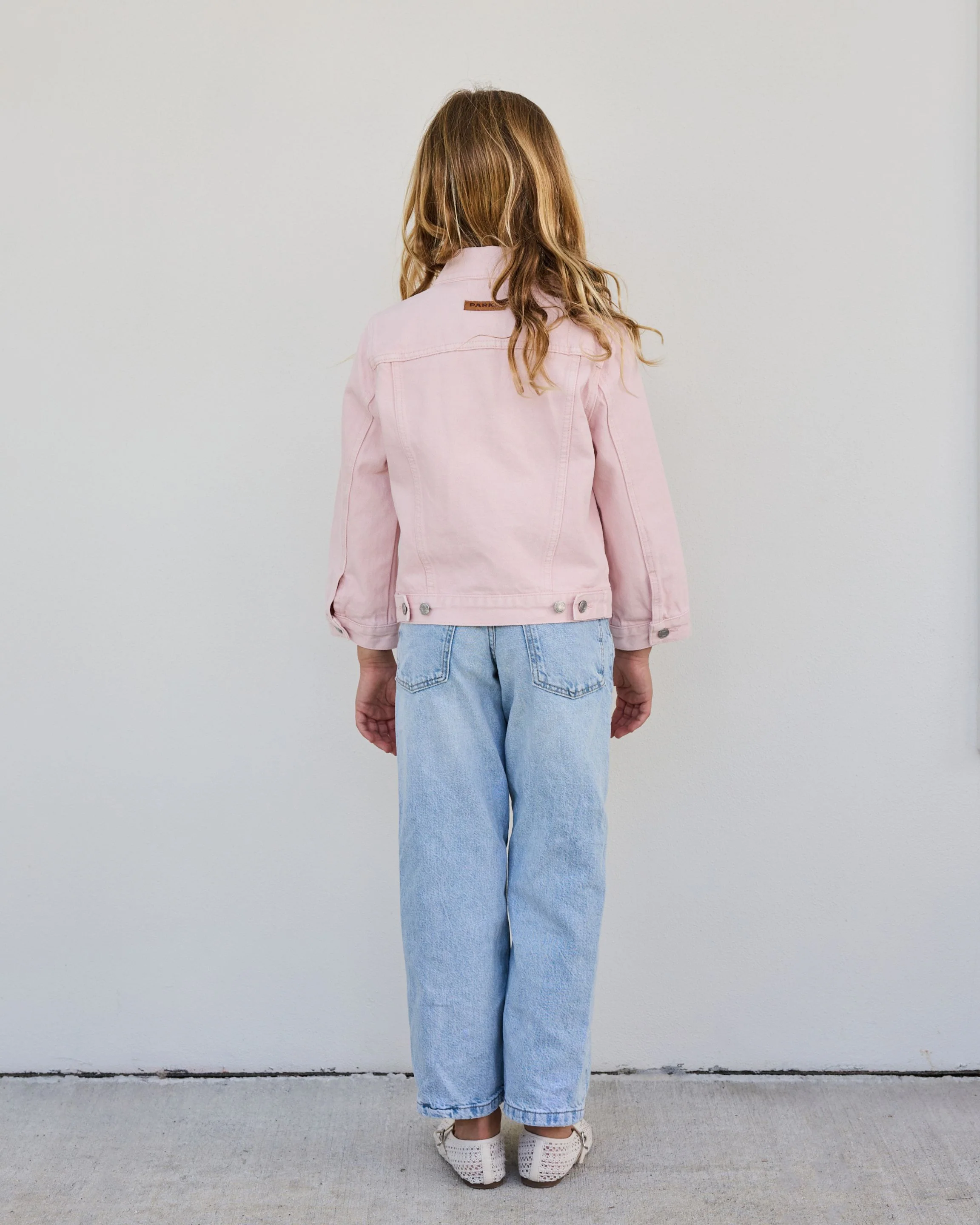 Kids Denim Jacket - Pink - Image 4