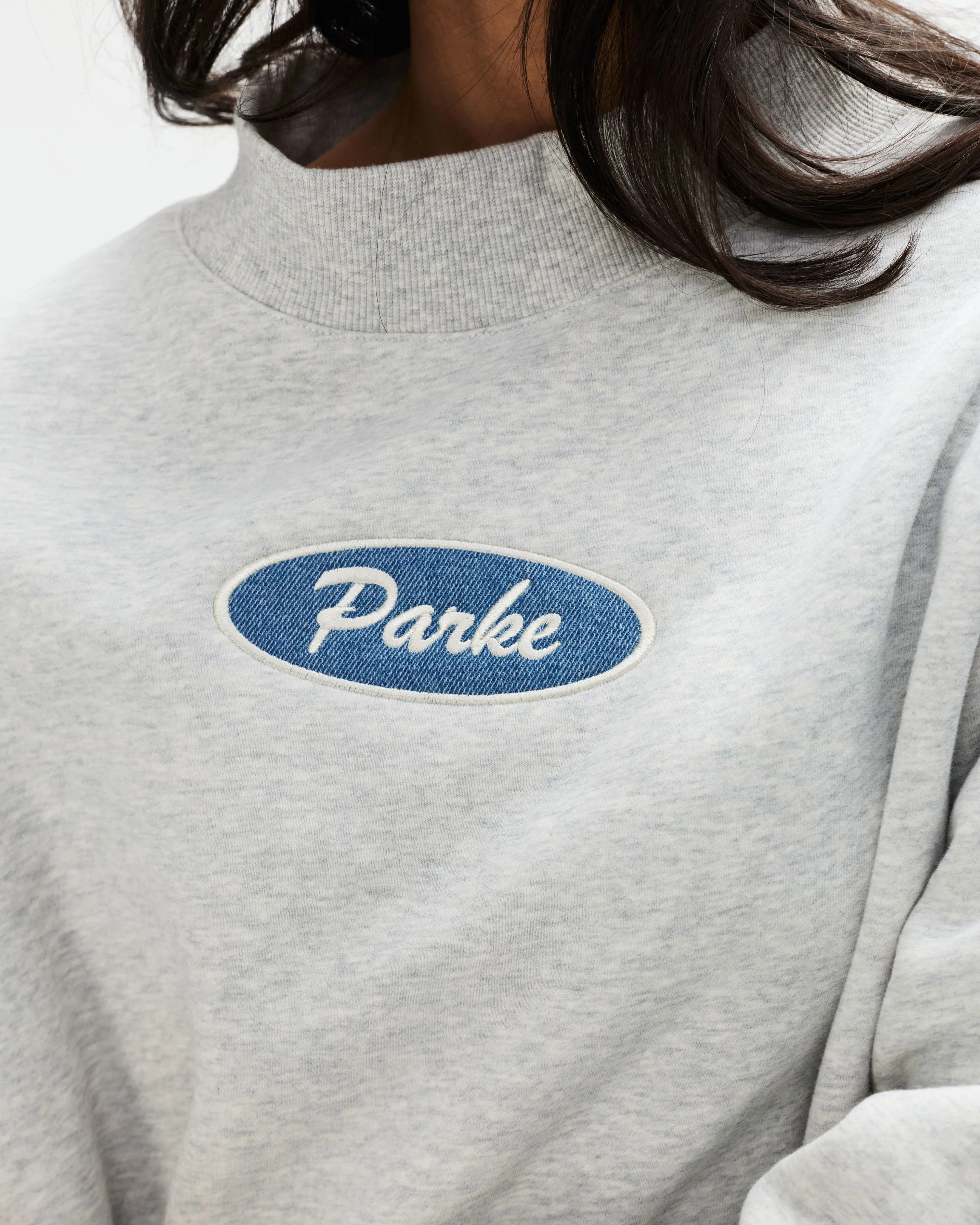 Signature Patch Mockneck - Classic Grey - Image 5