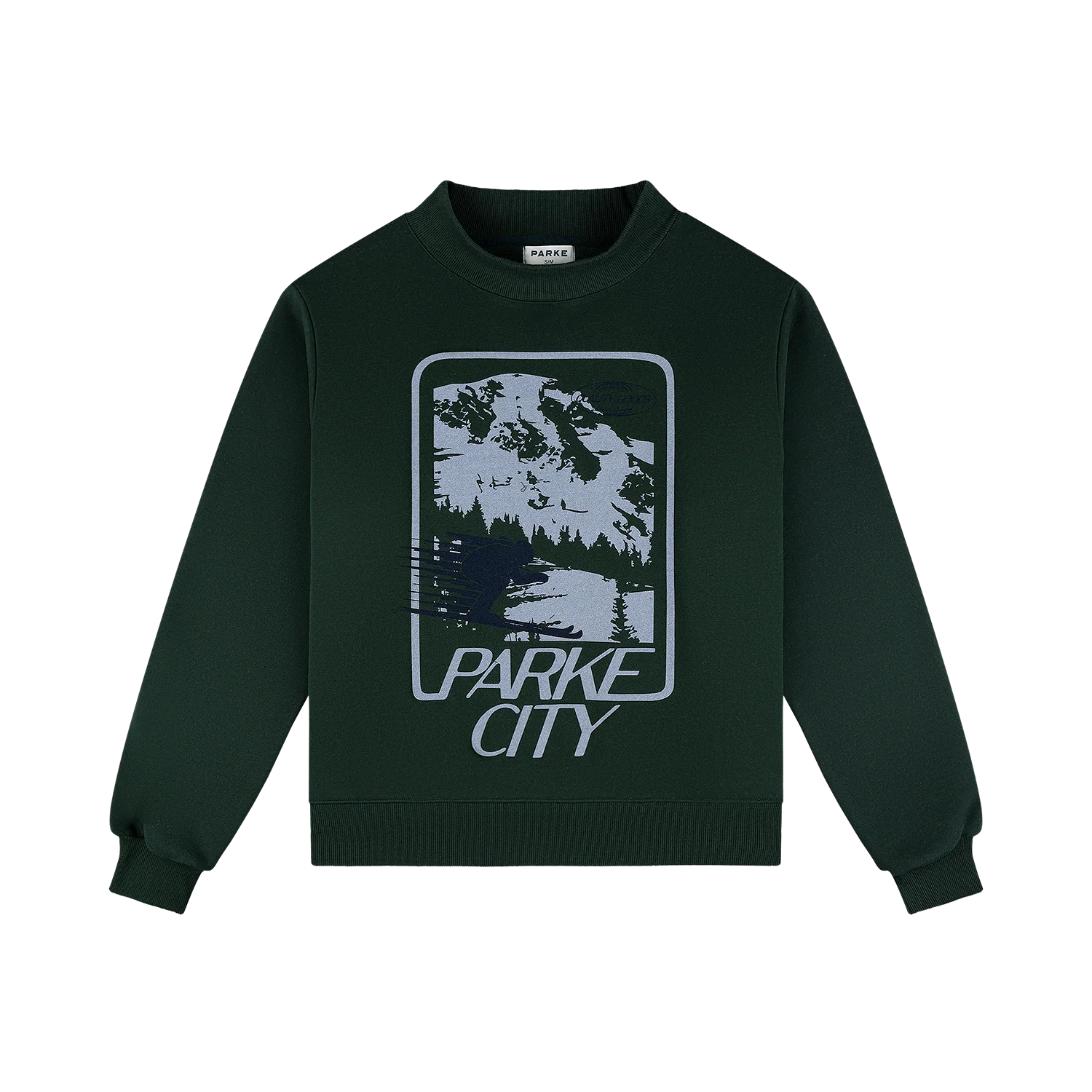 Parke Sport Graphic Mockneck - Forest