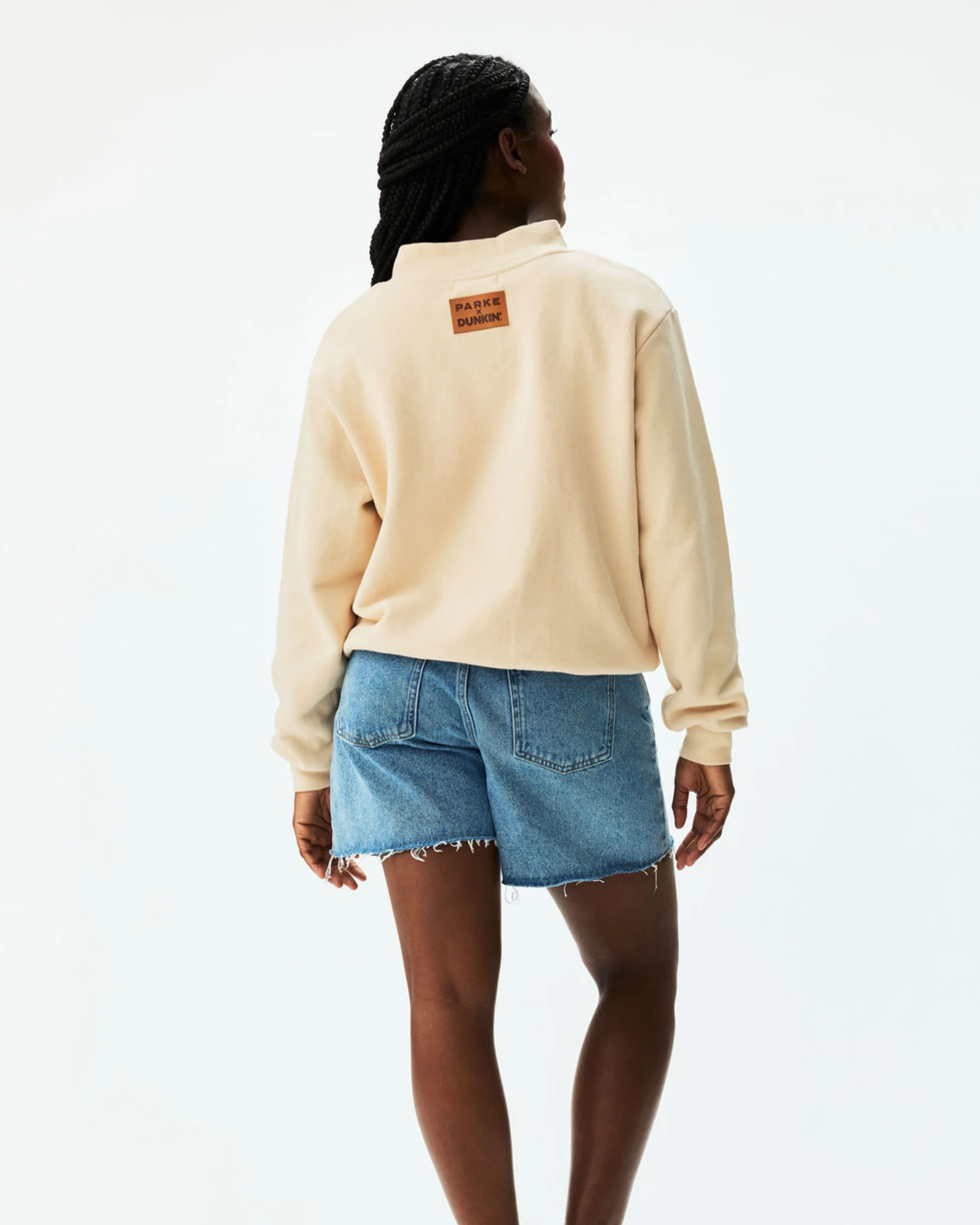 Parke x Dunkin' Varsity Mockneck - Latte - Image 4
