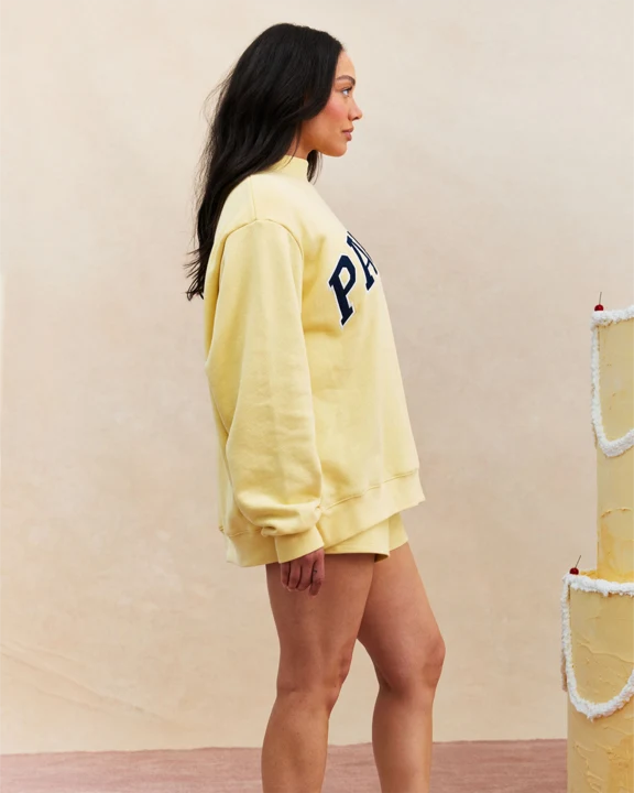 Varsity Mockneck - Cake Batter - Image 3