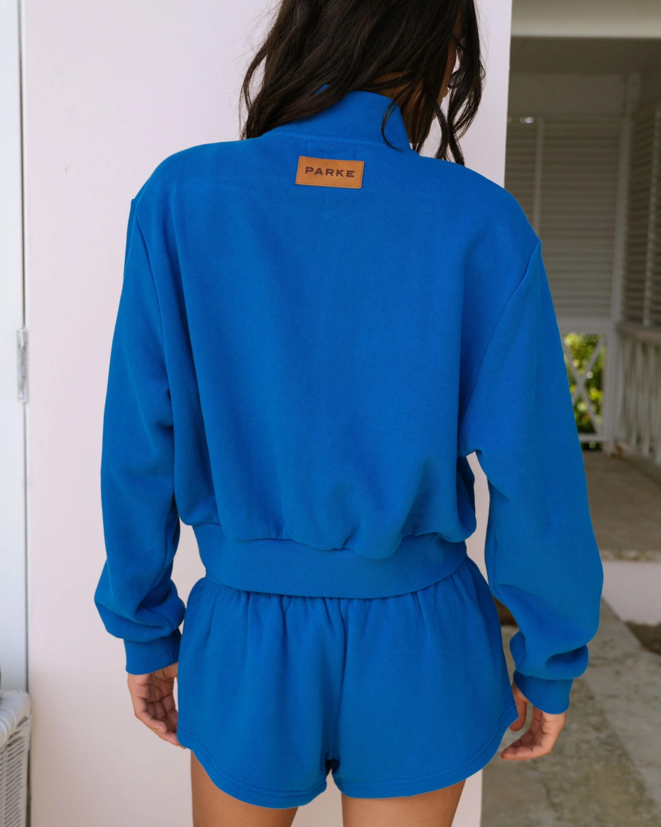 Zip Up Mockneck - Harbor - Image 4
